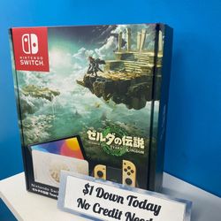 Nintendo Switch OLED Zelda Tear Of The Kingdom Edition - PAYMENTS AVAILABLE With $1 DOWN
