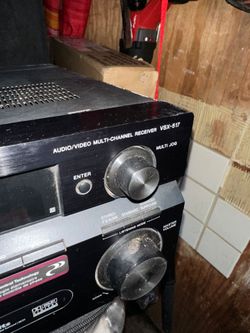 Pioneer VSX-517 Receiver and Yamaha YST-SW215 Subwoofer