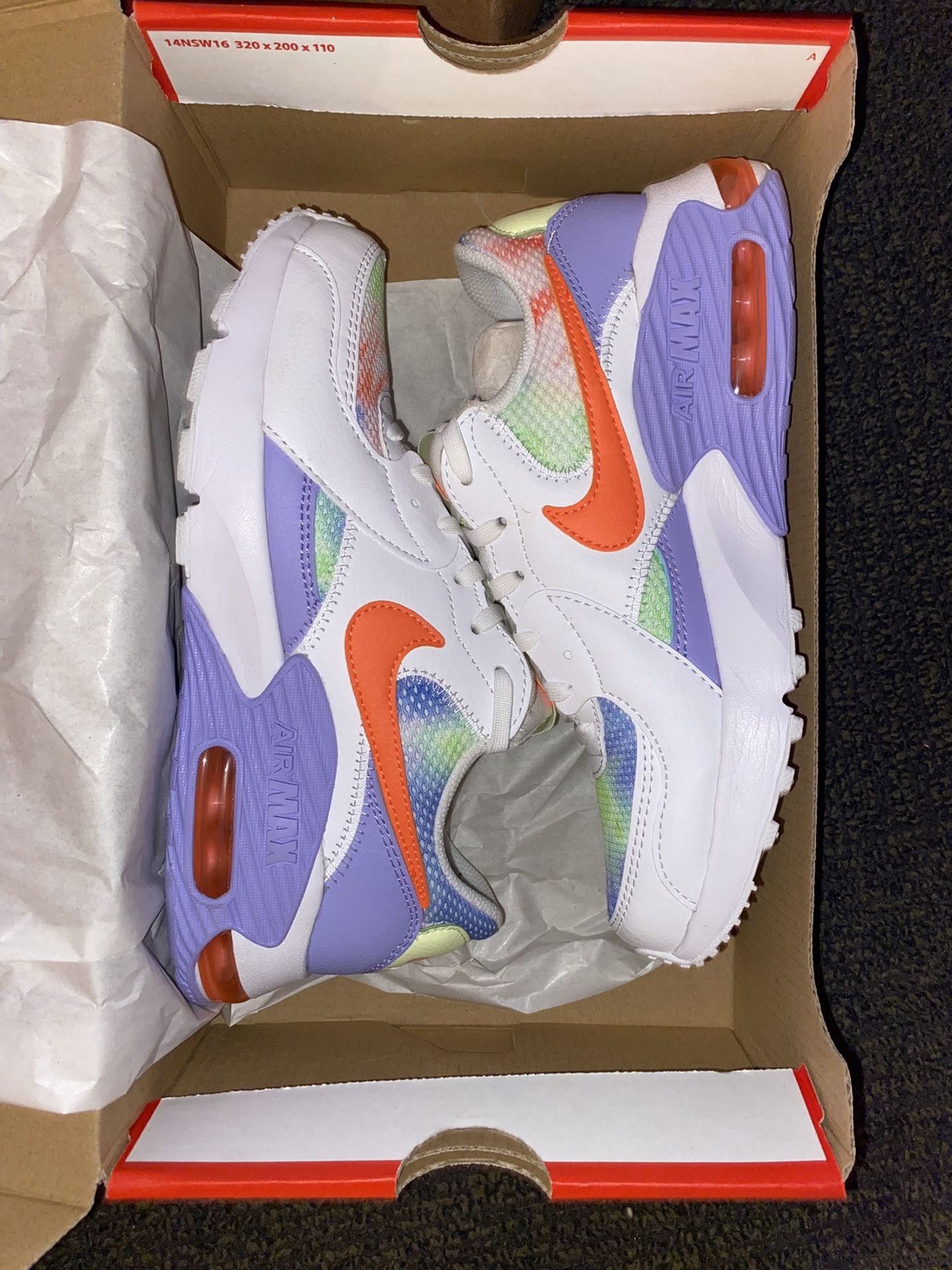 Nike Air Max EXCEE, Tie Dye Mesh, Women’s 7