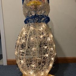 Lighted  Outdoor Penguin 