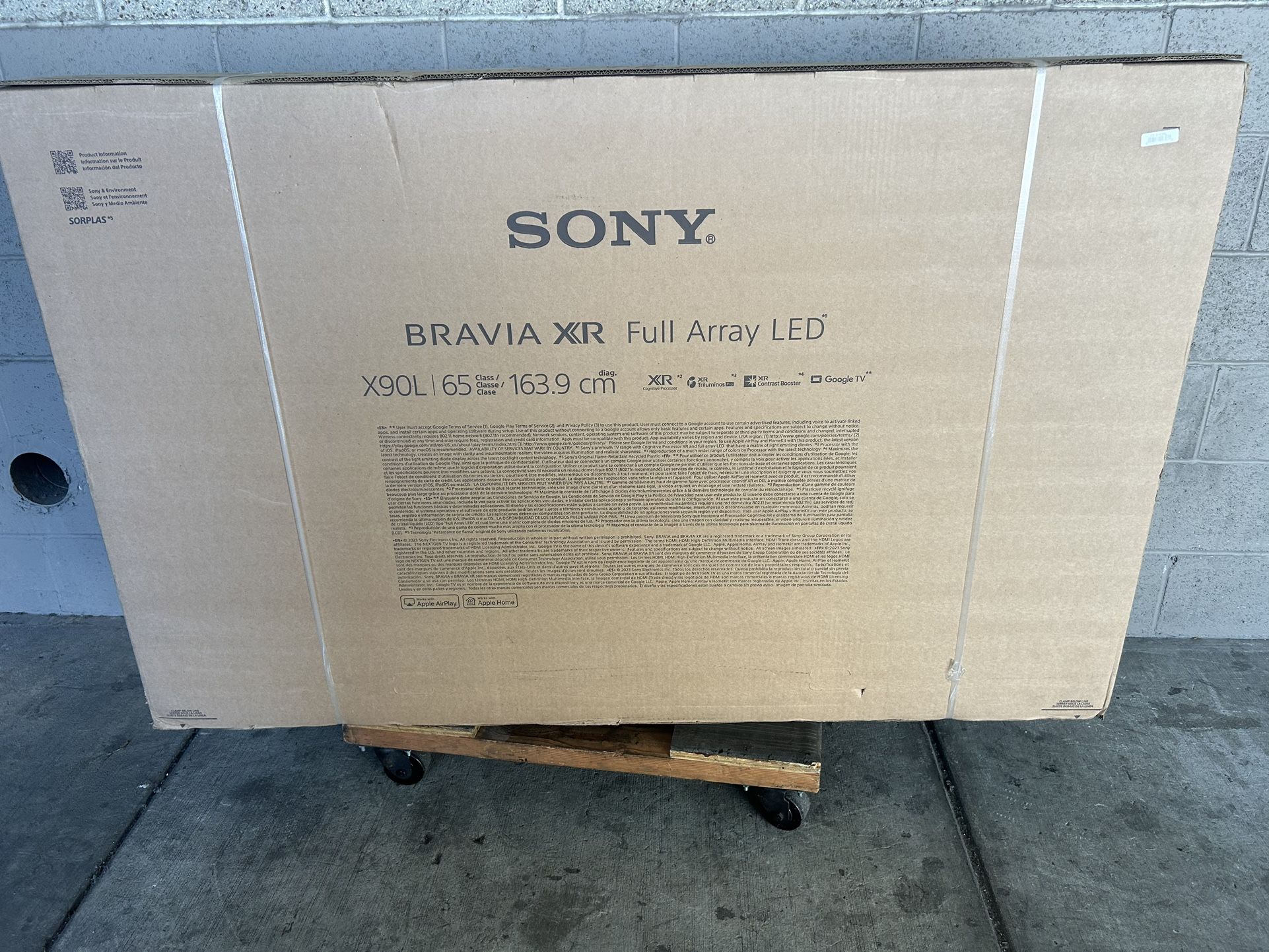 Sony Class BRAVIA XR X90L 4K HDR Full Array LED Smart Google TV