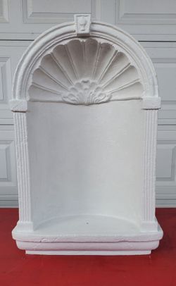 Toscano Classical European Style Wall Niche Display Shelf, Large, 30 Inches Tall, Cast Stone Resin Fiberglass Antique Stone.