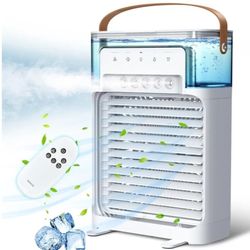 Portable Desktop Air Conditioner,  Personal Evaporative Air Cooler White New