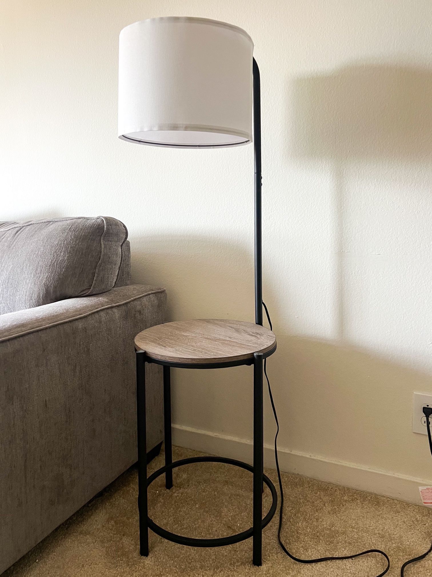 Lamp With Table Attached