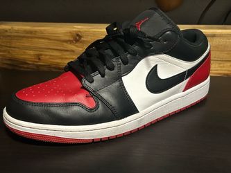 JORDAN 1 LOW BREAD TOE