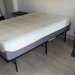 Full Size Memory Foam  Mattress And Bed Frame Combo! 