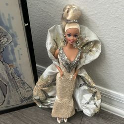 Bob Mackie Platinum Barbie
