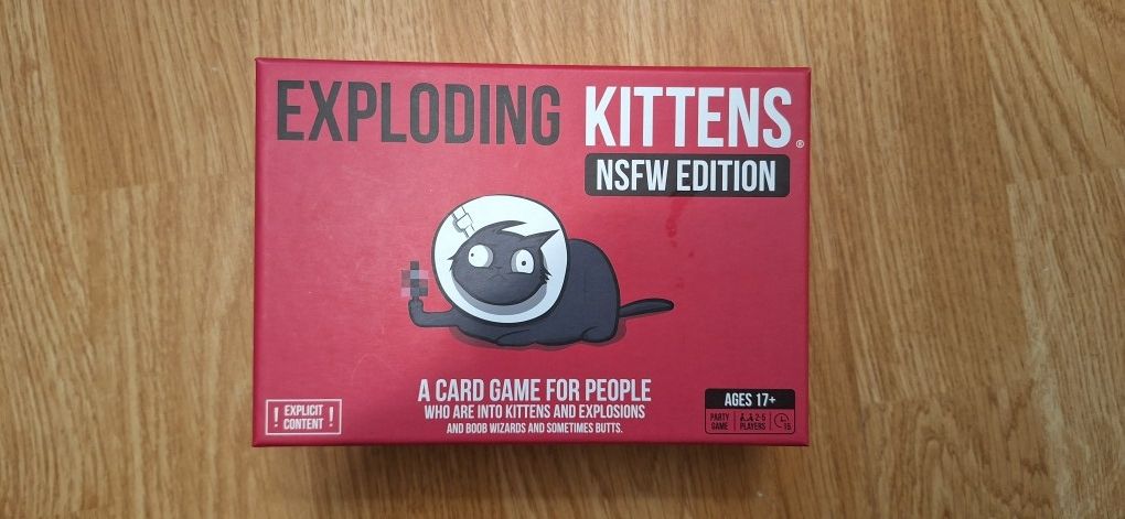 
🎲 Exploding Kittens NSFW Edition – Excellent Condition –