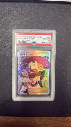 PSA 10 Pokemon Jessie & James Hidden Fates