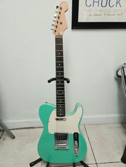 Custom Surf Green Telecaster Partscaster – Humbucker – Beautiful Guitar