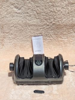 Foot & Calf Massager with Heat, Remote + Manual