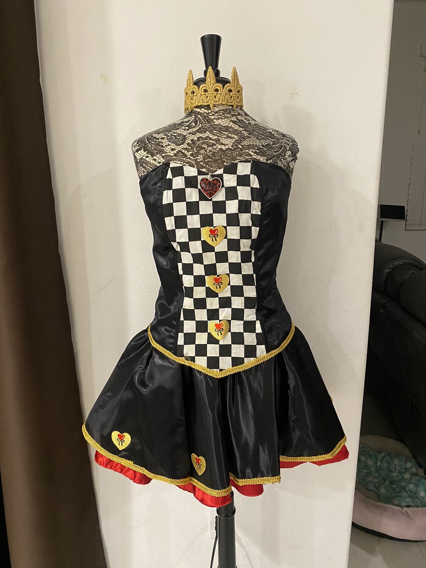 Home Made Queen Of Hearts Costume!π