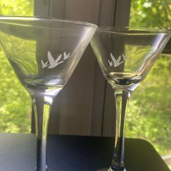 Martini glasses
