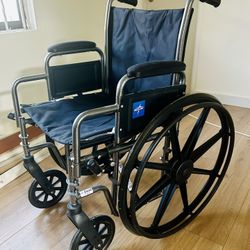 Medline Folding Self-Propelled  Wheelchair Like New