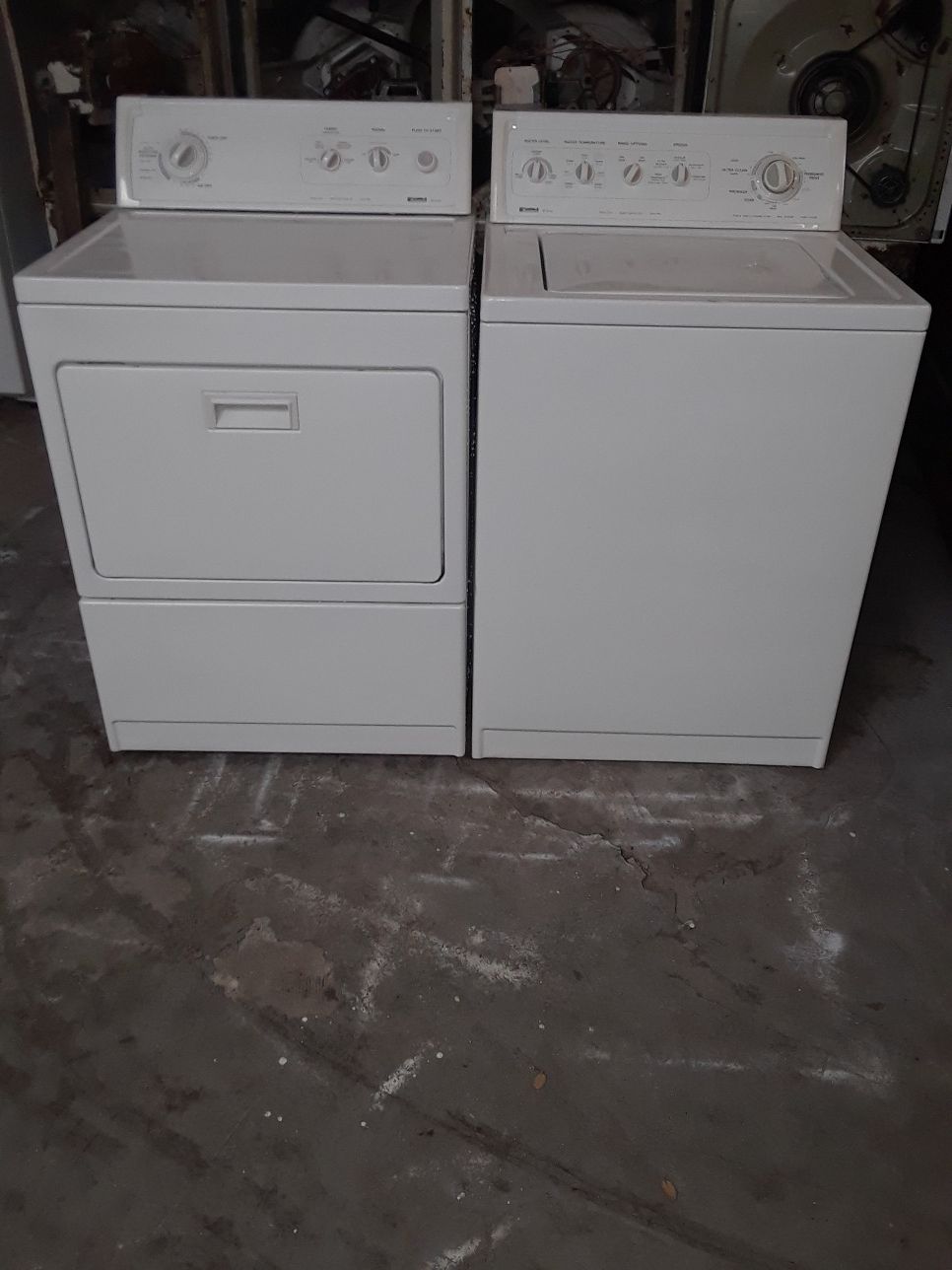 Washer and dryer gas Kenmore good condition 90 days warranty labadora y secadora gas buenas condiciones Kenmore 90 dias de garantia