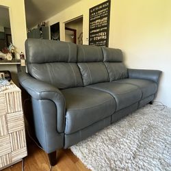 Leather Double Recliner 