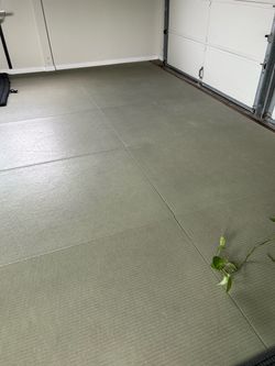 Garage dojo mats