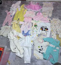 Vintage 1980s girls baby clothes