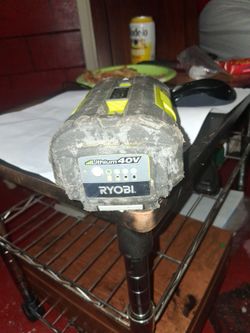 Ryobi 40 volt battery