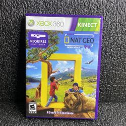 Nat Geo TV America The Wild Game For Microsoft Xbox 360 System & Kinect