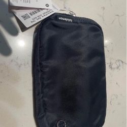 Black Lululemon Belt Bag  7.5x5x2inches