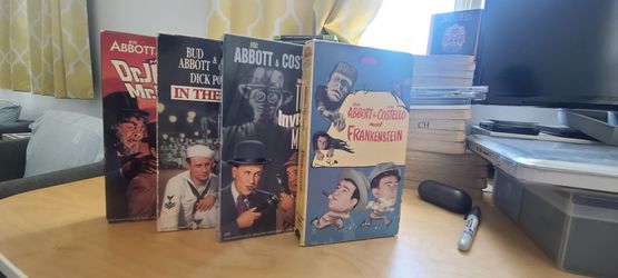 Abbott&Costello vhs tape bundle