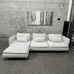 White Modern Sectional 