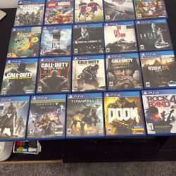PS4 Game Collection - 19 Games (Crash, Resident Evil, CoD & More!)