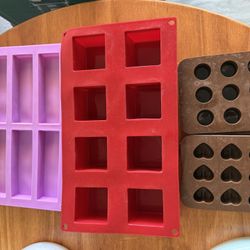 Silicone Candy & Chocolate Molds – Multiple Shapes (Set of 7)