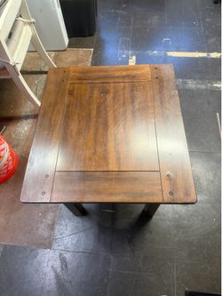 Wooden end table
