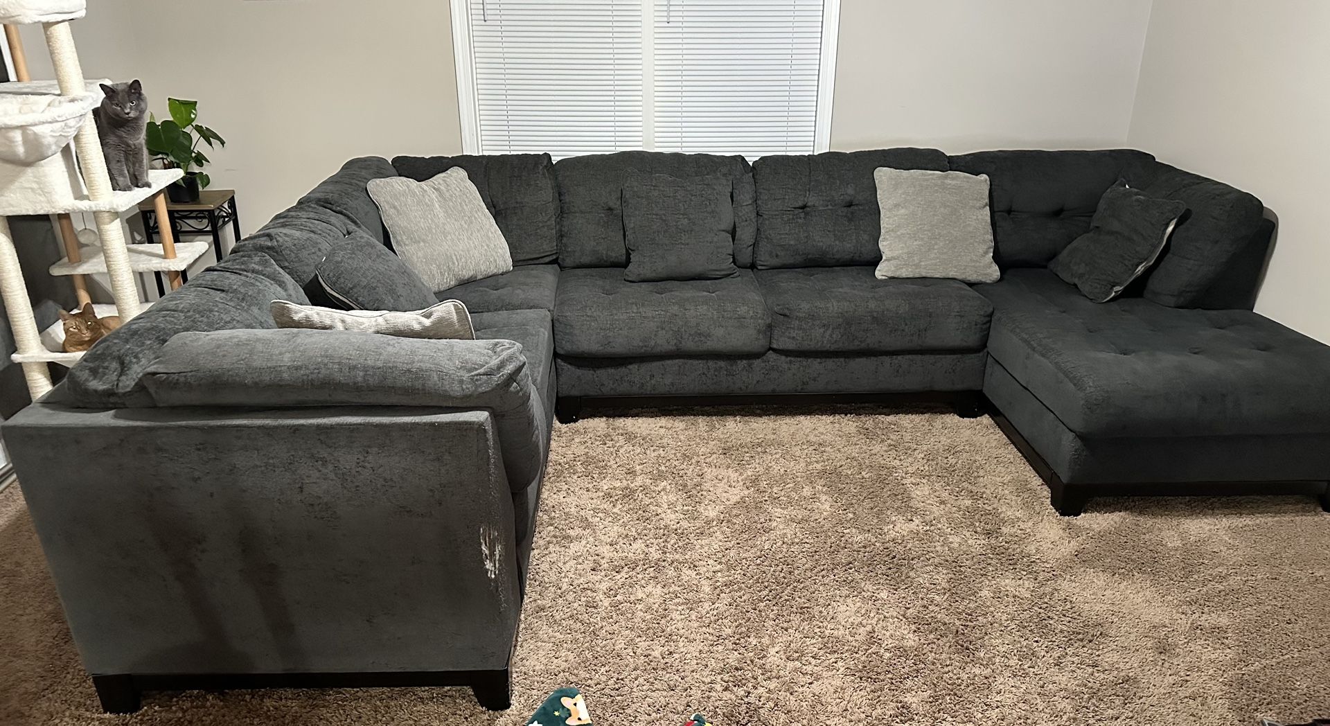 Ashley 3-Piece Sectional Couch w/ Chaise – $750 OBO