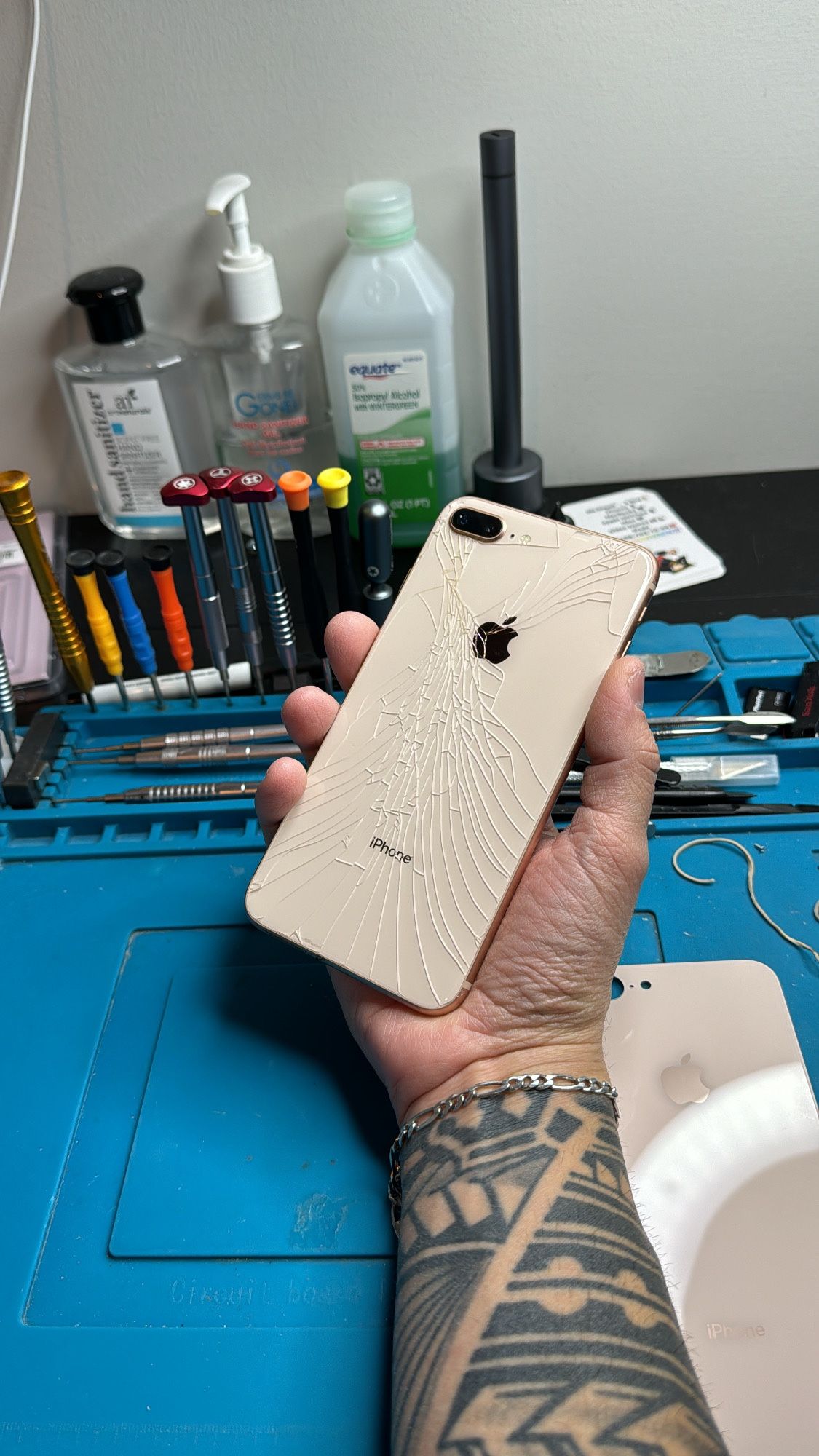 Iphone 8plus Back Glass Replacement $25