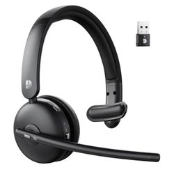 Wireless Headset with Mic for Work