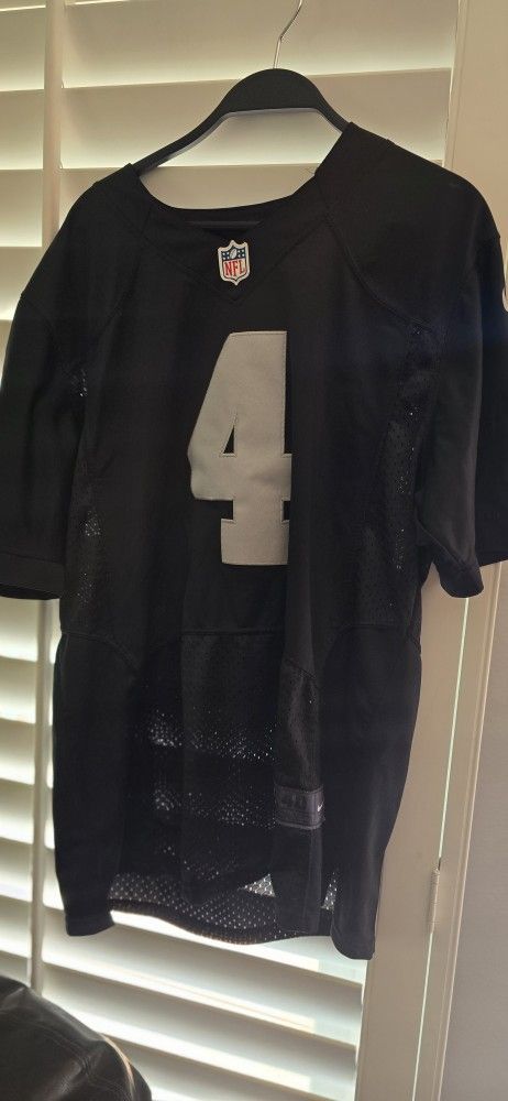 Raiders NFL NIKE DEREK CARR JERSEY