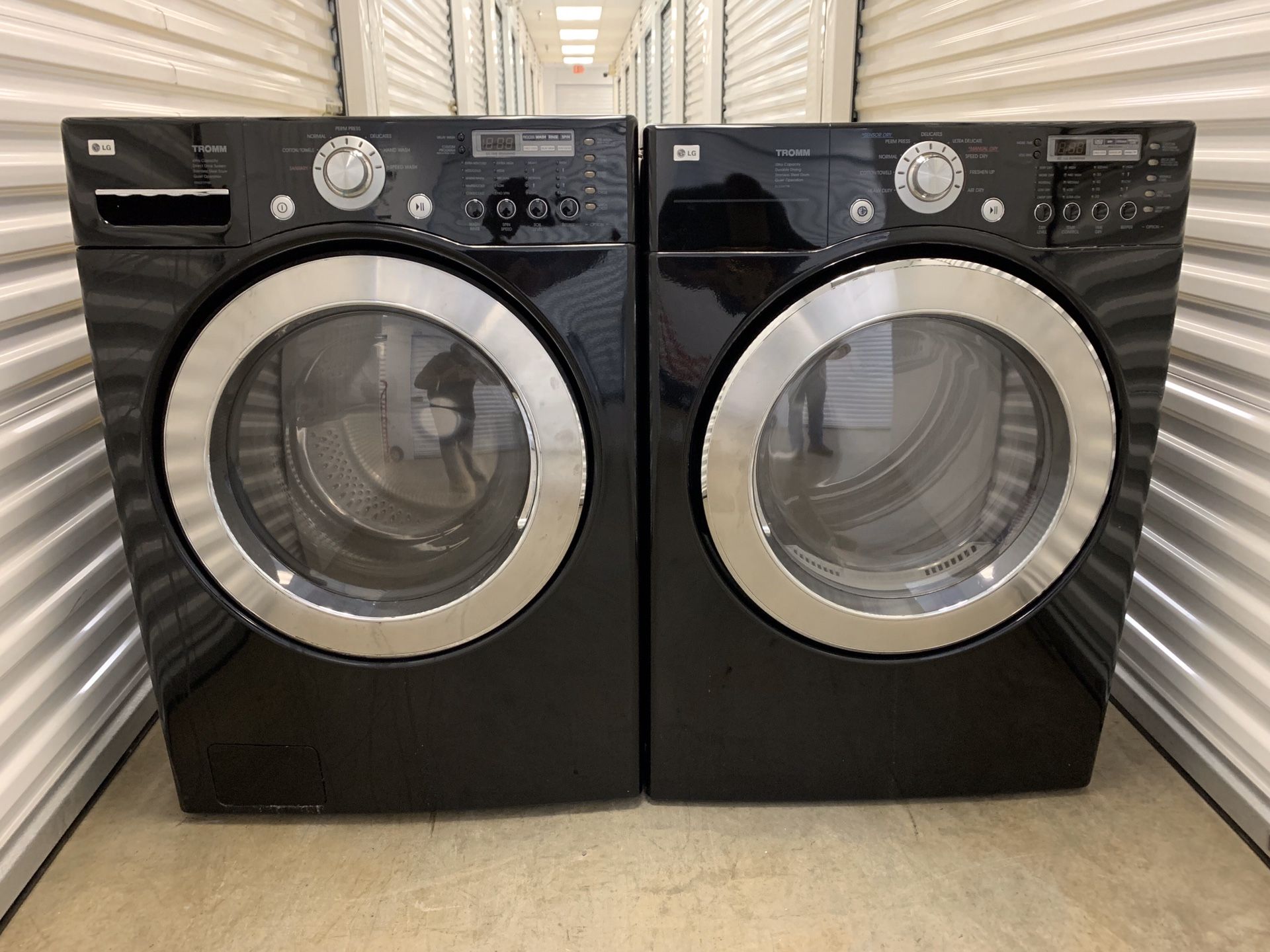 LG TROMM FRONT LOAD WASHER AND ELECTRIC DRYER SET for Sale in Everman, TX OfferUp