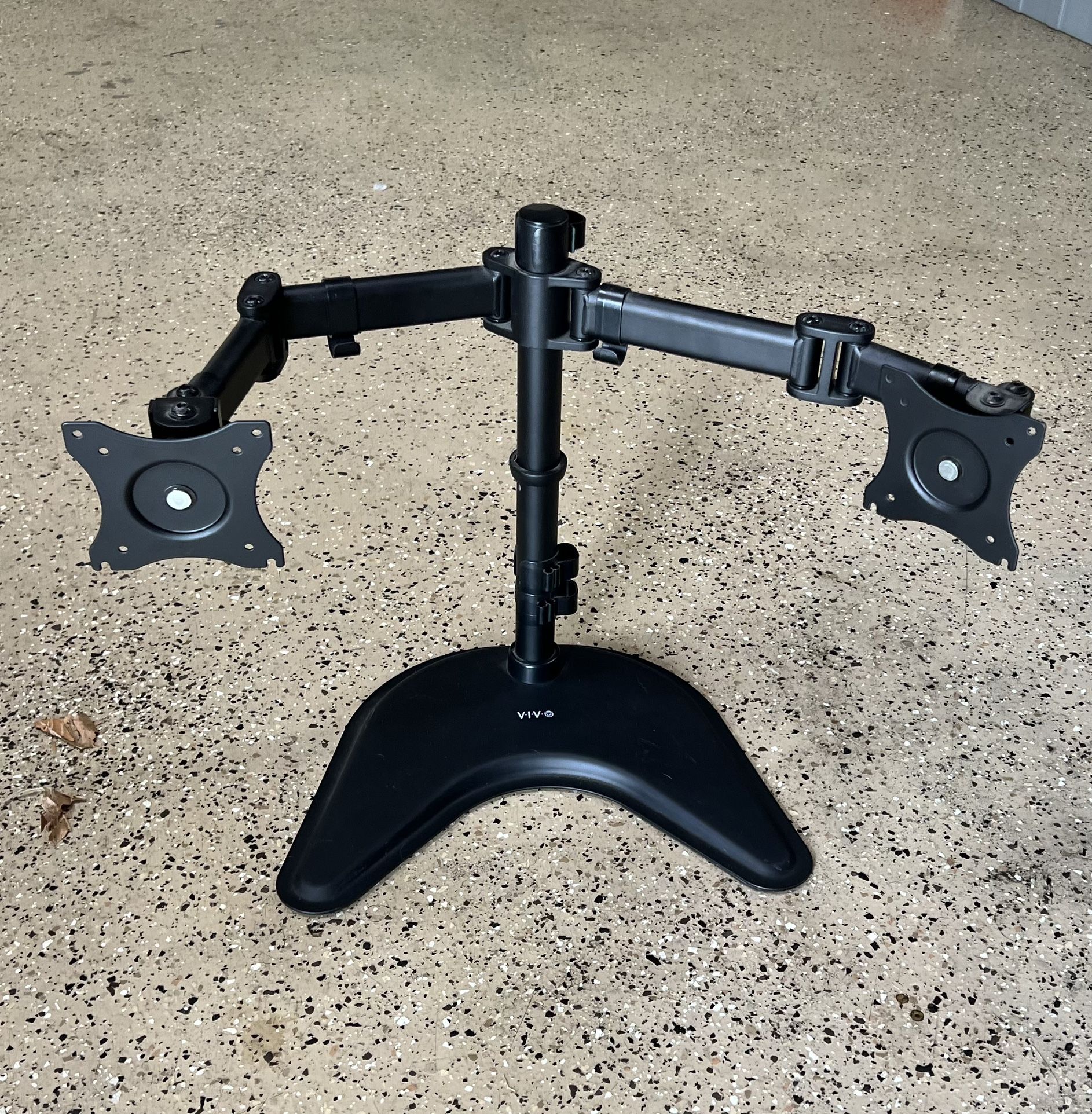 Vivo Full Motion Dual Monitor Desk Mount