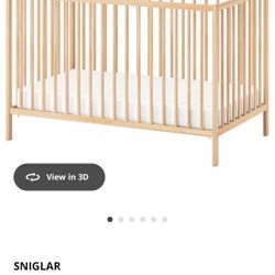 IKEA Crib And Mattress 