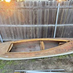 vintage canoe