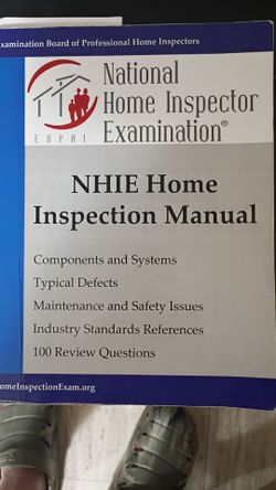 Home inspection manual