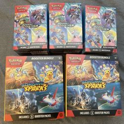 Pokémon Sealed Lot 54 Packs Surging Sparks Journey Together