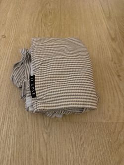 JJ Cole Gray Dotted Stripe Fabric Wrap