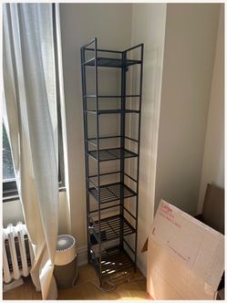 The Container Store 6-Shelf Iron Folding Tower