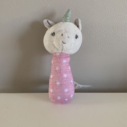 Ingenuity Unicorn Rattle For Baby Girl