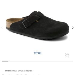 Size 7.5 Black Birkenstock Clogs 