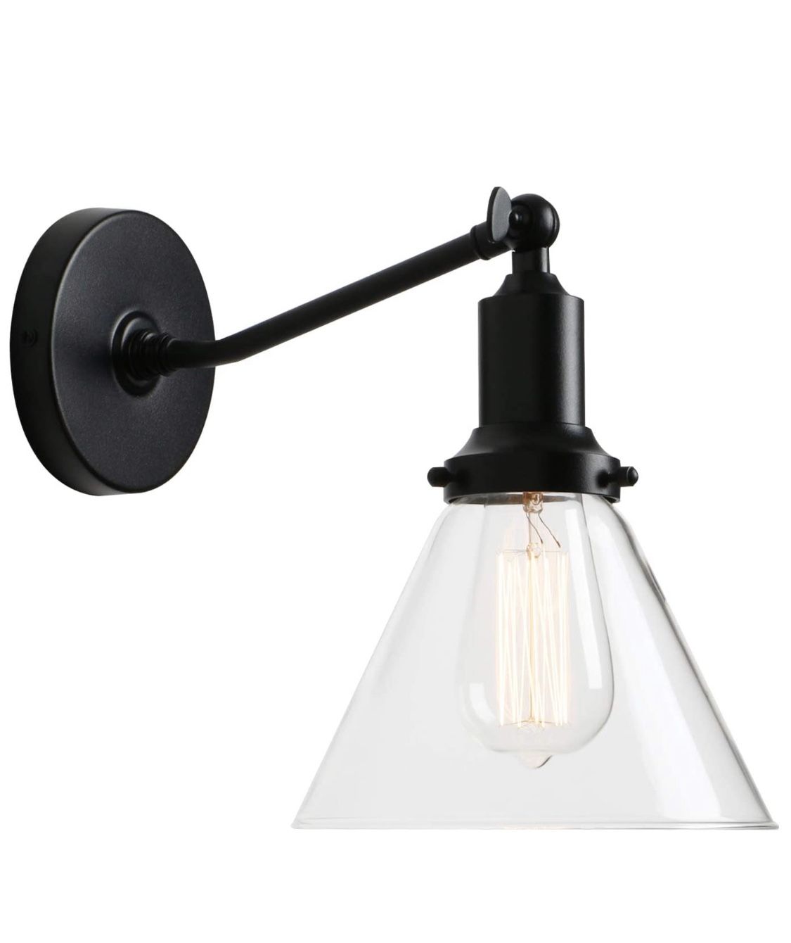 Wall Mount Single Sconce with Funnel Flared