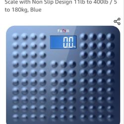 Famili Digital LCD Electronic Scale Bathroom Large 400lb Weight lb/kg/st 0.2lb