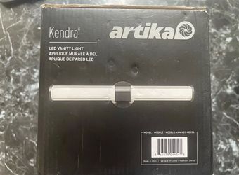 Artika Kendra 27” LED Vanity Light Matte Black 3-CCT Dimmable 1900 Lumens