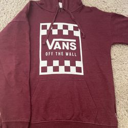 Vans Burgundy Hoodie