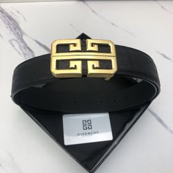 Givenchy Black Belt With Box New 