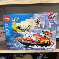 Lego City Fire Rescue Boat 